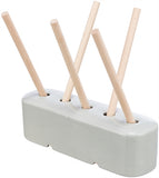 Trixie Feeding Rack Ceramic / Wood Gray 26X17X23 CM
