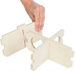 Trixie Rodent House 3 Rooms Untreated Wood Natural