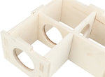 Trixie Rodent House 3 Rooms Untreated Wood Natural