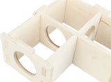 Trixie Rodent House 3 Rooms Untreated Wood Natural