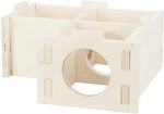 Trixie Rodent House 3 Rooms Untreated Wood Natural