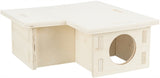 Trixie Rodent House 3 Rooms Untreated Wood Natural