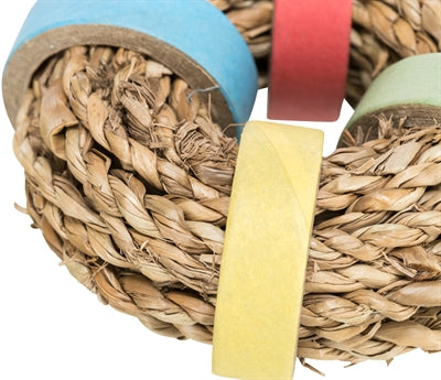 Trixie Seagrass Ring With Paper Rings Natural 8X8 CM