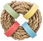 Trixie Seagrass Ring With Paper Rings Natural 8X8 CM