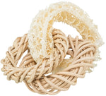 Trixie Luffaring With Rattan And Corn Leaf Ring Natural 13X13 CM