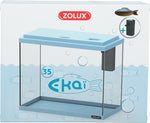 Zolux Aquarium Ekaï 35 Blauw 18 LTR 35X18X28 CM