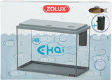 Zolux Aquarium Ekaï 40 Grijs 24 LTR 40X20X28 CM