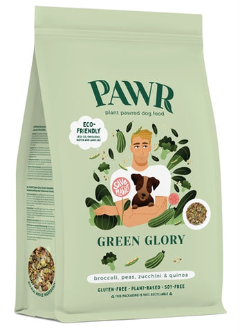 Pawr Plantaardig Green Glory Broccoli / Erwten / Courgette / Quinoa 750 GR