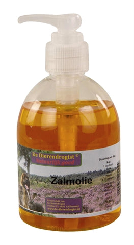 Dierendrogist Zalmolie Met Dispenser 250ML