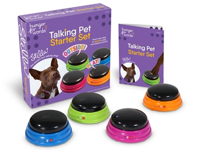 Ensemble de démarrage pour animaux de compagnie Hunger For Words Talking