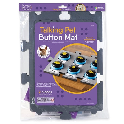 Hunger For Words Talking Hat Button Mat