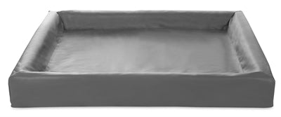 Bia Bed Leatherette Cover Dog Bed Grey