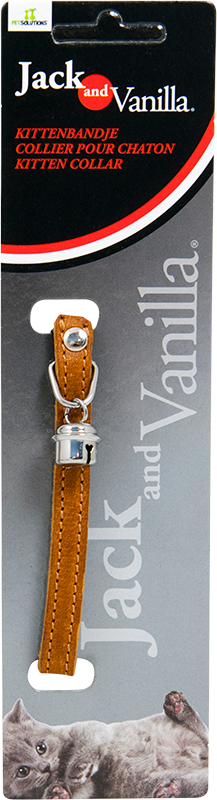 Jack & Vanilla - Kattenhalsband Cognac
