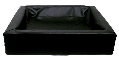 Bia Bed Leatherette Cover Dog Bed Black