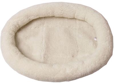 Lit pour chat sans marque imitation laine de mouton 48X38X8 CM