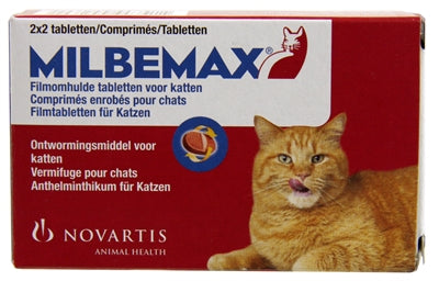 Milbemax Tablet Deworming Cat LARGE 2X2 TABL