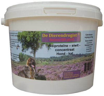 Dierendrogist Whey Protein Protein Concentrate Dog/Cat 1 KG