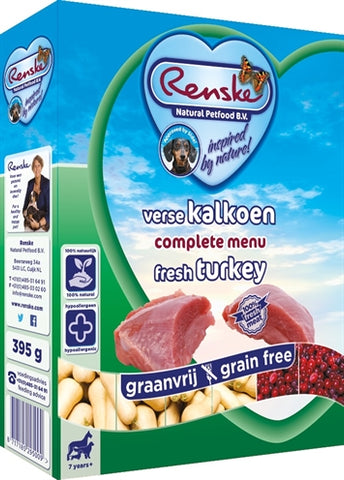 Renske Fresh Meat 7+ Dinde 395 GR (10 pièces)
