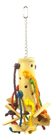 Happy Pet Bird Toys Puzzle Bamboo 48X24X24 CM