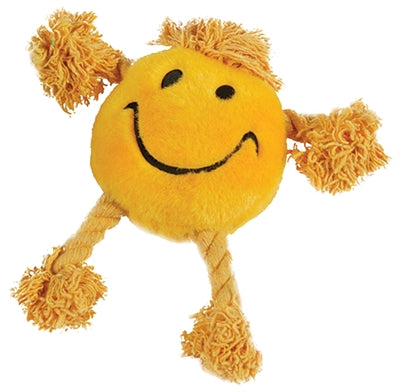 Happy Pet Happy Faces Plush Smiley Yellow 29X26X8 CM