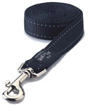 Rogz For Dogs Fanbelt Long Lijn Zwart 20 MMX1,8 MTR