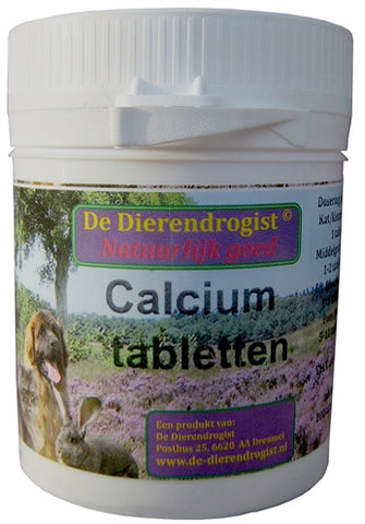 Pharmacie pour animaux Comprimés de calcium 100 PCS