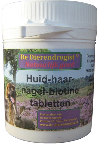 Veterinarian Skin-Hair-Nail-Biotin Tablets 100 PIECES