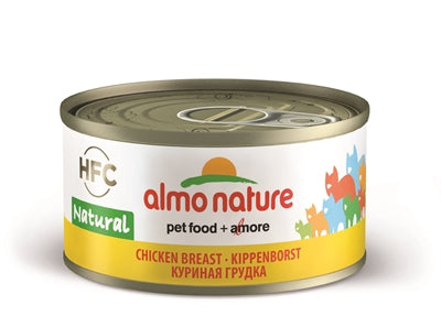 Almo Nature Cat Kippenborst 70 GR (24 stuks)