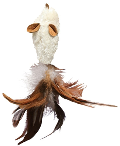 Kong Cat Cataire Plume Souris 5X2.5X16.5 CM