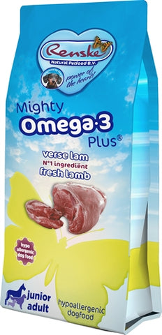 Renske Dog Mighty Omega Plus Agneau 3 KG