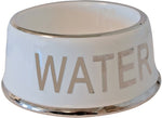 Brandless Drinking Bowl Dog Water White/Silver 18 CM
